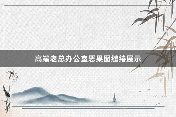 高端老总办公室恶果图缱绻展示